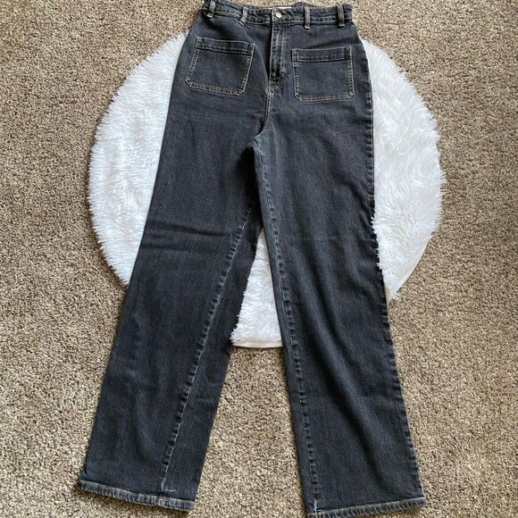 ba&sh Lady Django Bootcut Jeans Blackstone Womens US Size 6 - Picture 1 of 10
